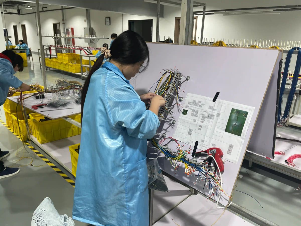 Instrucción de trabajo con dibujo técnico